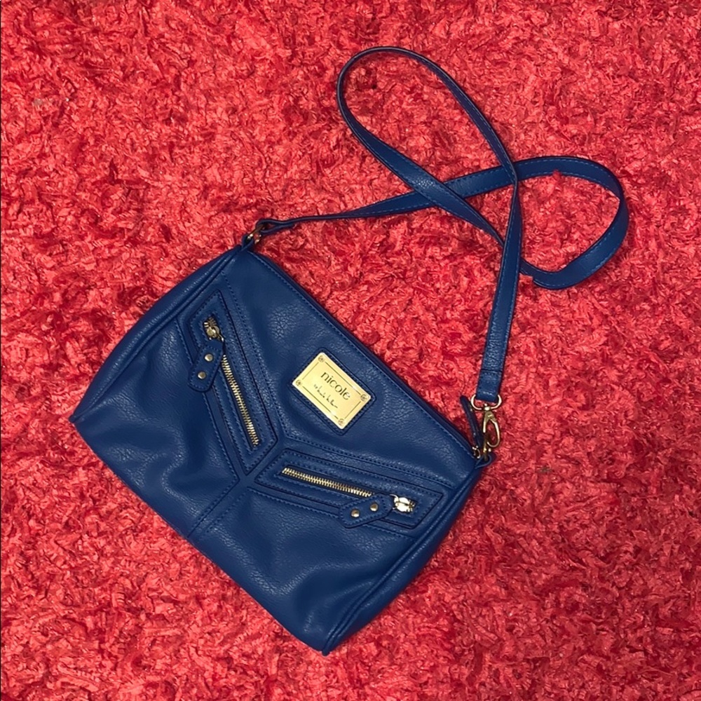 Blue cross body
